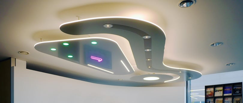 Akustiksegel mit LED