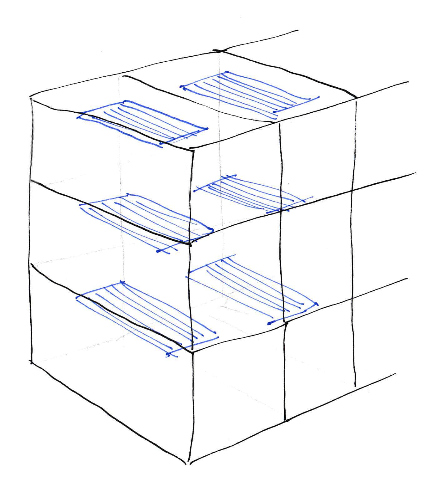 Metawell Deckensegel Modulbau