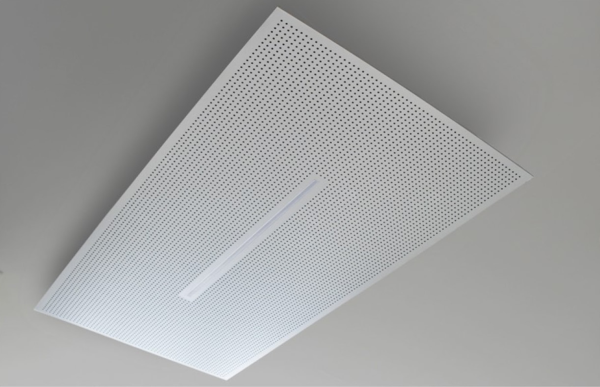 Akusiksegel Basic Rechteckig mit LED