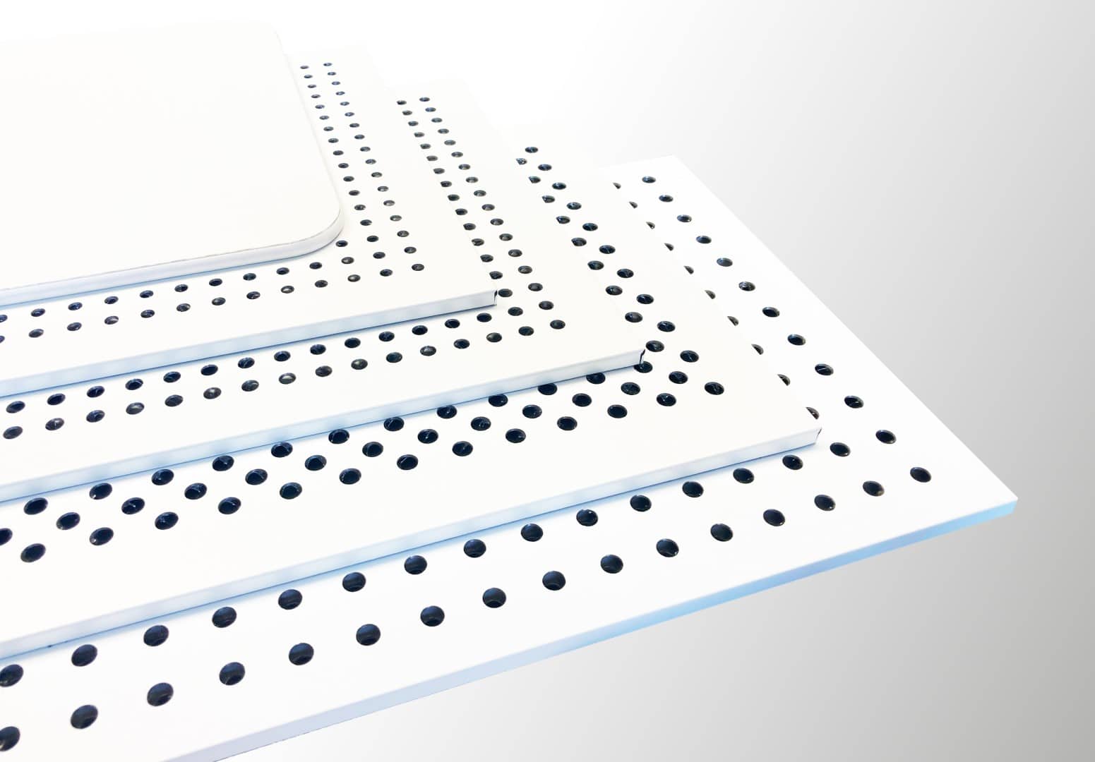 Metawell Klimadecke verschiedene Perforationsvarianten